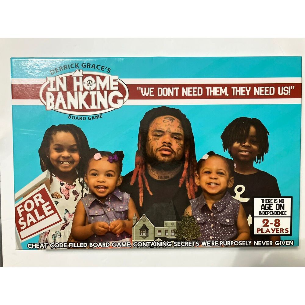 Derrick‎ Grace's In Home Banking Board Game Edition 1 - RARE Sealed Money - Picture 2 of 4